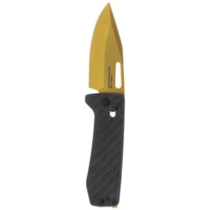 SOG Knives Ultra XR Black Carbon Fiber and Gold S35VN 12-63-02-57 - Bild 1 von 6