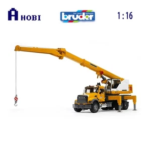 Bruder Licensed 1:16 Scale Mack Granite Liebherr Crane Truck Model Toy - Bild 1 von 2