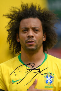 MARCELO - REAL MADRID & BRAZIL - 6x4 Signed Autograph PHOTO - Print