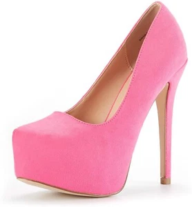 Women 5.5 Inches Pump Shoes Stilettos High Heel Platform Wedding Dress Shoes - Picture 1 of 66