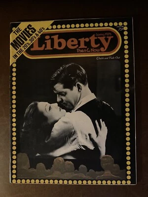 Vintage 1975 Liberty Then & Now Magazine 20's 30's 40's The Movies Foto 1 de 4