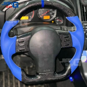 Carbon Fiber Sport Customized Steering Wheel Fit Infiniti G35 2004-2007 Blue - Picture 1 of 7