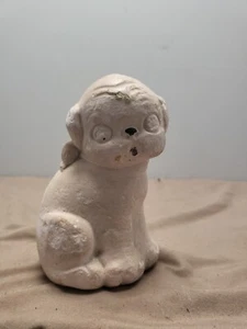 Vintage Chalkware Puppy - Picture 1 of 11