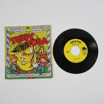 Peter Pan Records Tubby The Tuba 45 RPM Record - Image 1 of 4