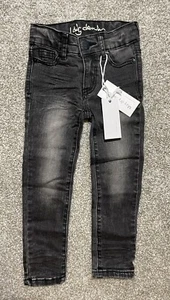 Kids Denim Jeans - I Dig Denim Faded Black Madison Jeans Unisex Size 104 - Picture 1 of 10
