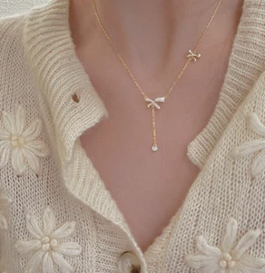 Bow The new necklace is simple and versatile - Picture 1 of 2