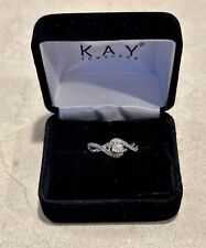 Kay Jewelers Diamond Promise Ring 1/15 ct tw Sterling Silver Size 7