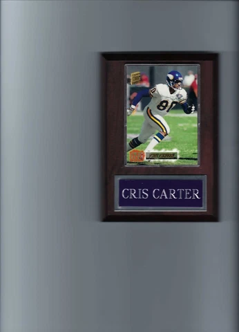 CRIS CARTER PLAQUE MINNESOTA VIKINGS FOOTBALL    C2 Cover