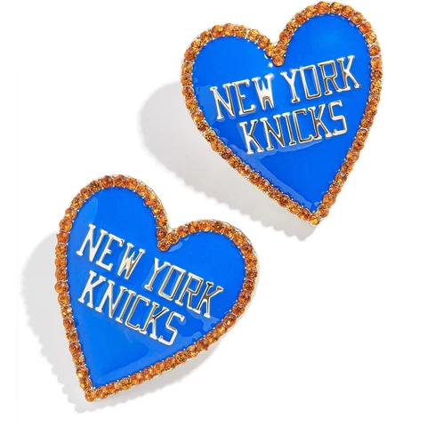 BaubleBar New York Knicks Statement Stud Earrings Cover