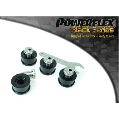 Powerflex Nero Frt Braccio Superiore Boccole Camber Regolazione per Audi A6 C5 Avant Quattro - Immagine 1 di 4