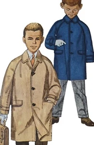 1950s Boys Overcoat Overalls Deerstalker Hat Simplicity 4537 Sewing Pattern - Picture 1 of 3