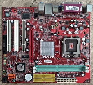 MSI PM8M3-V H LGA775 DDR1 mATX AGP VIA P4M800 MS-7211 Retro Gamer Motherboard - Picture 1 of 11