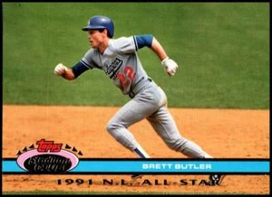 1992 Stadium Club Dome #23 Brett Butler NM-MT Dodgers - Picture 1 of 2