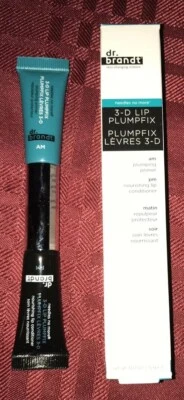 Dr. Brandt Needles No More 3-D Lip Plumpfix AM/PM 0.17 Oz  NEW - Image 1 of 4