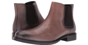Kenneth Cole Mens Grand Scale Chelsea Pull On Business Casual Dress Shoes Boots - Picture 1 of 1