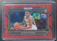 2023 Prizm Draft Picks Choice Red Rookie Keyonte George RC Numbered 26/88 #47