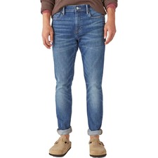 Lucky Brand Mens 411 Blue Athletic Fit Stretch Tapered Leg Jeans 29/30 BHFO 1973