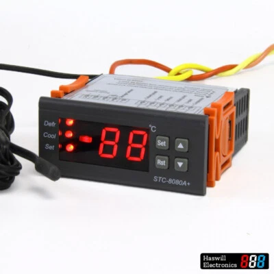 2 sets of STC8080A digital temperature Controller auto Cooling and defrosting - Image 1 of 4