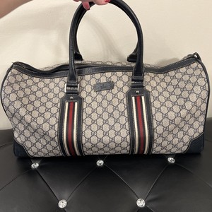 gucci leather duffle bolsa