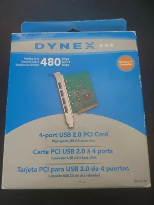 Dynex DX-UC104 4-Port USB 2.0 PCI Desktop Card - Image 1 of 4