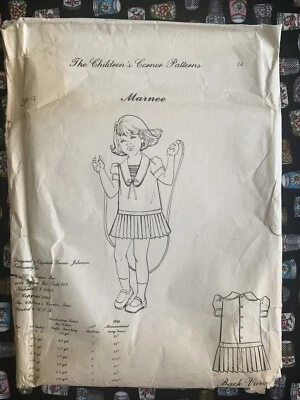 *OOP* The Children’s Corner Sewing Pattern 74 “Marnee ” Sz 4/UC-FF ETJ’s Design - Image 1 of 2