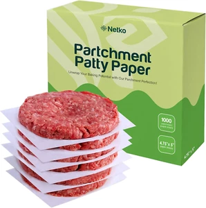 Patty Paper - Hamburger Press Patty Paper Sheets 4.75X5" - 1000 Non Stick Wax Bu - Picture 1 of 12