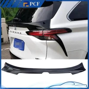 Fit for TOYOTA Sienna 2021-2024 Rear Tail Trunk Wing Middle Spoiler Black ABS - Picture 1 of 4