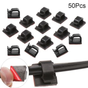 Self-adhesive Buckle Line Fixer Holder Cable Clip Cable Clamp Wire Management - Afbeelding 1 van 9