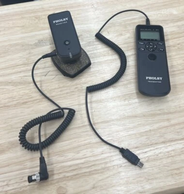 wireless shutter remote control with digital timer for panasonic & leica cameras - Image 1 of 4