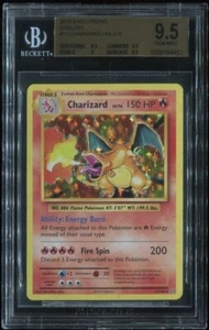 Charizard Holo 2016 Pokemon XY Evolutions English #11 BGS 9.5 Gem Mint 11/108 Sp - Picture 1 of 11