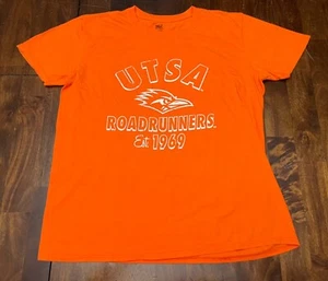 UTSA Roadrunners University of Texas San Antonio Orange T-Shirt Women’s Size L - Picture 1 of 4