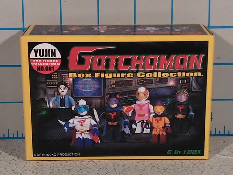 Gatchaman G-Force Battle Of The Planets 6 Figure Set, Yujin 2001 Cover