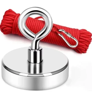 N52 Super Strong Neodymium Fishing Magnets Hooks Salvage Magnets Neodymium Magne - Imagen 1 de 8