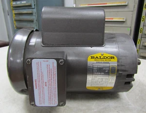 💥BALDOR 3/4 HP INDUSTRIAL AC MOTOR 56C FRAME 115/208-230V 1140 RPM VL1308 - Picture 1 of 8