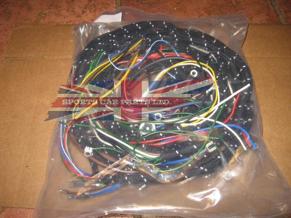 New Cloth Covered  Wiring Harness for MG MGA 1600 1959-1962  Made in UK  - Image 1 of 3