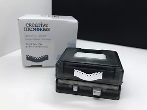 Creative Memories Ruffle Trim Border Maker Cartridge Border Punch Scrapbook NEW - Picture 1 of 8