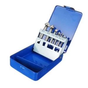 6pcs HSS 90 Degree Countersink Drill Bits Set 6.3, 8.3, 10.4, 12.4, 16.5 & 20.5 - Picture 1 of 6