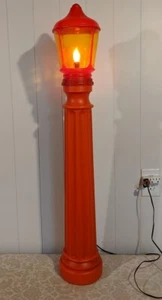 Union Products Blow Mold 40" Christmas Lantern Red 1988 Tested Working Rare - Picture 1 of 9