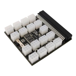 12V 64P to 17x 6Pin Power Breakout Board Adapter Converter for Ethereum - Afbeelding 1 van 8