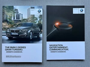 BMW 5 SERIES GRAN TURISMO (2013 - 2016) OWNERS MANUAL / HANDBOOK. - Picture 1 of 3