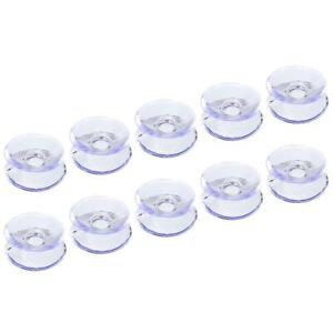 20pcs Glass Table Top Spacers 20mm Dia. PVC Double Sided Suction Cup Wall Hanger