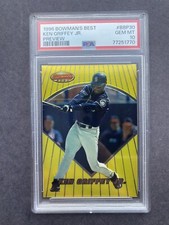 1996 BOWMAN'S BEST Ken Griffey JR. PREVIEW Non Refractor #BBP30 PSA 10