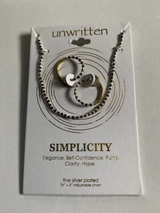 Unwritten Simplicity Necklace And Earings For Women - Picture 1 of 3