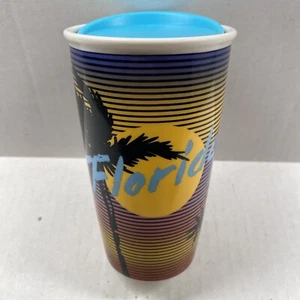 Florida Starbucks Ceramic Travel Tumbler - Picture 1 of 6