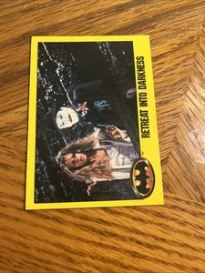 1989 O-Pee-Chee Batman Vicki Vale The Joker Retreat Into Darkness #200 - Picture 1 of 3