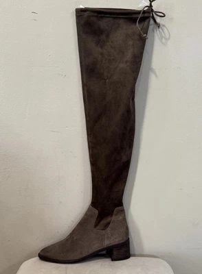 Botas altas por encima de la rodilla FREE PEOPLE Coast To Coast marrón topo gamuza 38/7,5 Foto 1 de 4