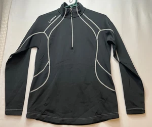 Sunice Intel 1/4 Zip Sweater Herren Medium Super Lite FX Sport Langarm Schwarz - Bild 1 von 10