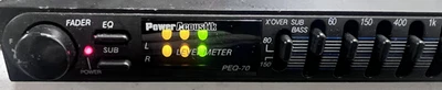 Power Acoustik EQ PEQ-70 PROBADO FUNCIONA EN BUEN ESTADO CON MUY POCOS ARAÑAZOS. Foto 1 de 4