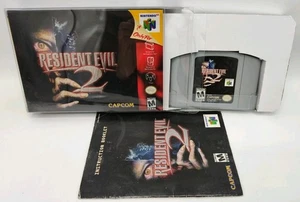 Resident Evil 2 (N64, 1999) VGC w/ Manual + Case Protector Cleaned & Tested READ - Picture 1 of 24