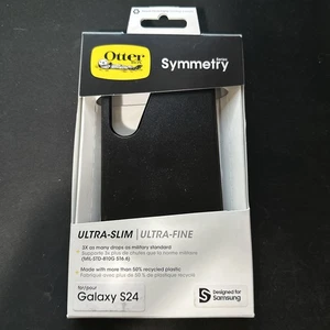 NEW OtterBox Symmetry Series Ultra Slim Case for Samsung Galaxy S24 Only - Black - Photo 1 sur 4